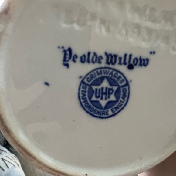 Blue and white pitcher - Picture 4 of 5